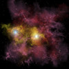 Two stars are locked into a tight orbit around each other which are doomed to eventually join each other into one bright star Poster Print - Item # VARPSTCFR100328S
