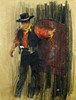 Cowboy entering saloon Poster Print - Item # VARSAL902136643