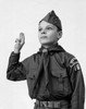 Close-up of a boy in a scout uniform saluting Poster Print - Item # VARSAL25514828A