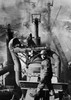 High angle view of a worker working in a steel mill Poster Print - Item # VARSAL25518753