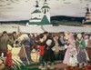 The Fair 1913 Boris Mihajlovic Kustodiev Oil On Canvas Museum of Art  Nizhni Novgorod  Russia Poster Print - Item # VARSAL261405