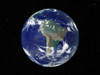 Fully lit Earth centered on South America Poster Print - Item # VARPSTSTK201286S