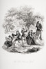 The Five Sisters Of York. Illustration From The Charles Dickens Novel Nicholas Nickleby By H.K. Browne Known As Phiz PosterPrint - Item # VARDPI1860129