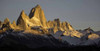 Snowcapped mountain range  Mt Fitzroy  Argentine Glaciers National Park  Santa Cruz Province  Patagonia  Argentina Poster Print by Panoramic Images (36 x 19) - Item # PPI145233