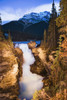 Artist's Choice: Athabasca Falls And Mount Kerkeslin At Dusk, Jasper National Park, Alberta PosterPrint - Item # VARDPI2046418