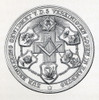 Masonic Seal Engraving From The Book The History Of Freemasonry Volume Iii Published By Thomas C. Jack London 1883 PosterPrint - Item # VARDPI1861691