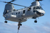 Pacific Ocean, December 2, 2011 - Marines fast rope from a CH-46 Sea Knight onto the amphibious transport dock ship USS New Orleans. Poster Print - Item # VARPSTSTK105236M