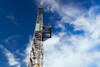 Low Angle View of an oil drilling platform, Parker Drilling Rig 114, Elk City, Beckham County, Oklahoma, USA Poster Print - Item # VARPPI167129