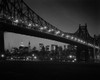 1960s Queensboro Bridge And Manhattan Skyline At Night New York City Ny Usa Poster Print By Vintage Collection (22 X 28) - Item # PPI178873LARGE