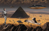 Pyramids and Sphinx appear on many planets in the known galaxy. Those on other worlds are just as popular as tourist locations as the ones on Earth. Poster Print - Item # VARPSTMAS100199S