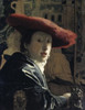 Girl with a Red Hat   ca. 1660  Jan Vermeer   Oil on wood panel   National Gallery of Art  Washington  D.C.  USA Poster Print - Item # VARSAL260358