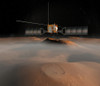 Artist's concept of Mars Express spacecraft in orbit around Mars Poster Print - Item # VARPSTSTK202238S