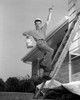 1960s Man Falling Off Of Ladder While Painting House Poster Print By Vintage Collection (22 X 28) - Item # PPI176551LARGE