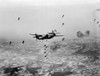 B-26 Martin Marauder Aircraft Dropping Bombs In Midst Of Enemy Flak Ww2 Poster Print By Vintage Collection (22 X 28) - Item # PPI176497LARGE