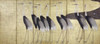Cranes-Japanese Edo Screen Painting  Ogata Korin   Christie's Images   New York  USA Poster Print - Item # VARSAL900113616