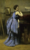 The Woman in Blue     1874   Jean Baptiste Camille Corot   Musee du Louvre  Paris Poster Print - Item # VARSAL1158888