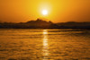 Hawaii, Kauai, Na Pali Coast, Beautiful Orange Sunset Over Ocean Along Ke'e Beach. PosterPrint - Item # VARDPI2004727