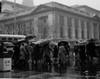 USA  New York State  New York City  crowd crossing street in rain Poster Print - Item # VARSAL255420069