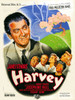 Harvey From Top Left: James Stewart Cecil Kellaway Jesse White Peggy Dow Josephine Hull Victoria Horne On French Poster Art 1950. Movie Poster Masterprint - Item # VAREVCMMDHARVEC002H