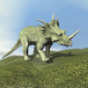 Styracosaurus dinosaur walking on the grass Poster Print - Item # VARPSTEDV600163P