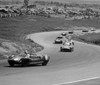 1960s Auto Race On Serpentine Section Of Track With Spectators Watching From Small Hill Print By Vintage Collection - Item # PPI194423LARGE