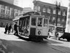 1930s-1937 Silhouetted Cable Car Gripman Turning Car Around At Market Street San Francisco California Usa Print By - Item # PPI195670LARGE