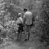 Young couple walking in forest Poster Print - Item # VARSAL255416491
