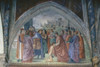 Life of Saint Francis: Renunciation of Worldly Goods  1482-85  Domenico Ghirlandaio   Fresco  Sassetti Chapel  Santa Trinita  Florence  Italy Poster Print - Item # VARSAL263663