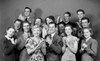 Group portrait of people clapping hands Poster Print - Item # VARSAL255418727