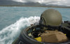 June 27, 2005 - U.S. Marine drives an amphibious assault vehicle through the Pacific Ocean towards the beach after departing the amphibious assault ship USS Peleliu off the coast of Hawaii. Poster Print - Item # VARPSTSTK103085M