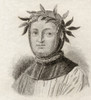 Francesco Petrarca, 1304 To 1374. Italian Scholar, Poet And Renaissance Humanist. From Crabb's Historical Dictionary Published 1825. PosterPrint - Item # VARDPI1905776
