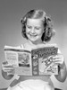 Young girl reading magazine Poster Print - Item # VARSAL255418320