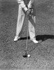 1930s-1940s Man Waist Down With Golf Club Addressing Ball Poster Print By Vintage Collection (22 X 28) - Item # PPI187297LARGE