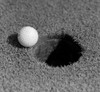 1950s Close-Up Of Golf Ball On Green On Very Edge Of Cup Poster Print By Vintage Collection (32 X 36) - Item # PPI187274LARGE