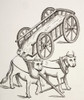 Cart Drawn By Oxen. 15Th Century. From Les Artes Au Moyen Age, Published Paris 1873. PosterPrint - Item # VARDPI1903959