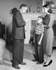 Boy standing with his mother and being scolded by his father Poster Print - Item # VARSAL25519220A