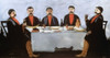 A Feast of Five Princes   c. 1906   Niko Pirosmanasvili   Georgian Fine Art Museum  Tiflis  Poster Print - Item # VARSAL261748