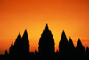 Indonesia, Java, Prambanan, Shiva Mahadeva Temple Silhouetted At Sunset PosterPrint - Item # VARDPI1988677