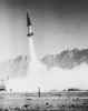 Low angle view of a missile taking off  Nike-Hercules Missile  White Sands  New Mexico  USA Poster Print - Item # VARSAL25546850
