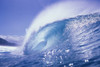 Large Curling Glassy Wave, Slight Glimpse Of Land. PosterPrint - Item # VARDPI1993300