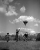Vintage photograph of children playing with kite Poster Print - Item # VARSAL25516266