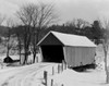 USA  Vermont  Covered bridge in winter Poster Print - Item # VARSAL255421495