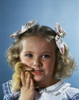 Close-up of a girl holding a duckling and looking afraid Poster Print - Item # VARSAL9661655