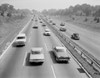 USA  New York State  New York City  Long Island  Traffic along the Long Island Expressway looking East from Hyde Park Road near Roslyn Poster Print - Item # VARSAL255424797