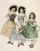 Three Little Women  Nostalgia Cards Poster Print - Item # VARSAL9801186