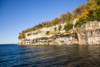 Trees on cliff, Lake Superior, Pictured Rocks National Lakeshore, Alger County, Michigan, USA Poster Print - Item # VARPPI169266