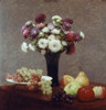 Still Life With Dahlias And Fruit Henri Fantin-Latour Poster Print - Item # VARSAL900116113