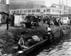 High angle view of a group of people in a town  Great Depression  USA  1930s Poster Print - Item # VARSAL25526521