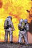 Firefighters extinguish an aircraft fire during a training exercise Poster Print - Item # VARPSTSTK103926M