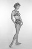 Portrait of attractive young woman in bikini Poster Print - Item # VARSAL255421059